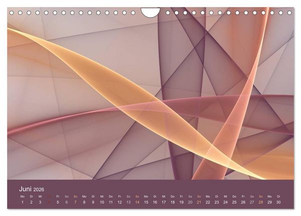 Produktbild: Exklusive Fraktalkunst / AT-Version (Wandkalender 2026 DIN A4 quer), CALVENDO Monatskalender