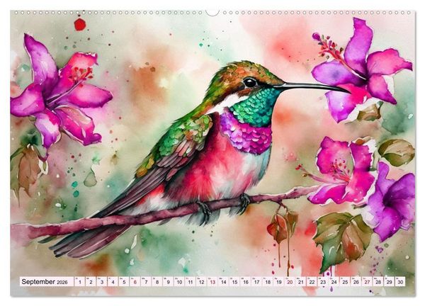 Produktbild: Schillernde Edelsteine (Wandkalender 2026 DIN A2 quer), CALVENDO Monatskalender
