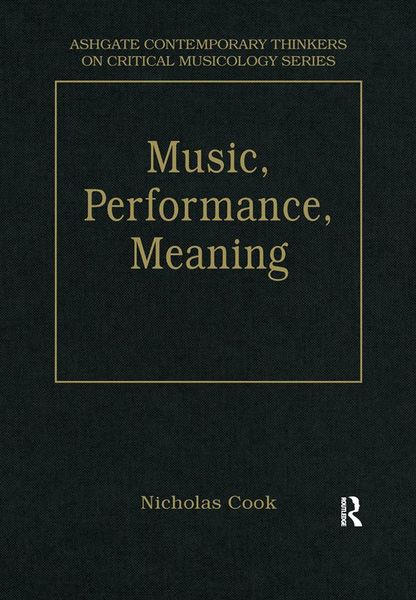 Produktbild: Music, Performance, Meaning