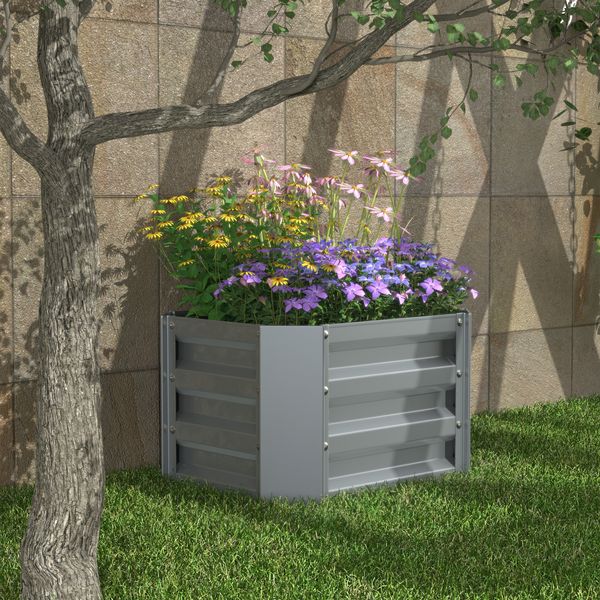 Produktbild: Metall Pflanzbeet Hochbeet Gartenbeet 50x40 Galdo M