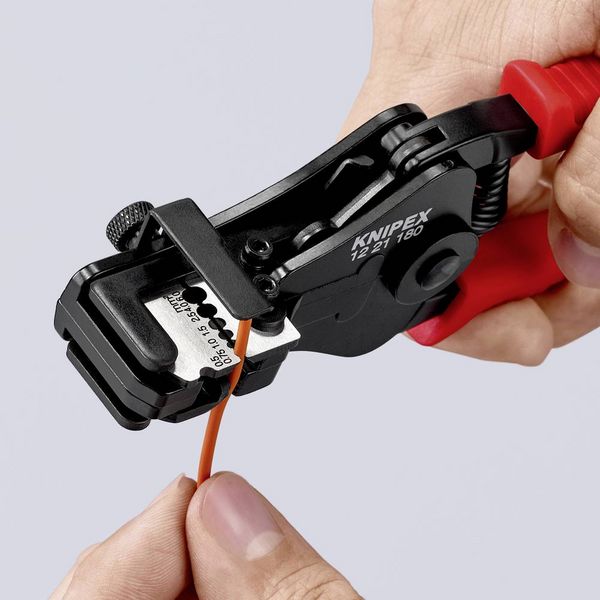 Produktbild: Knipex 12 21 180 EAN 12 21 180 Abisolierzange 0.5 bis 6mm&sup2; 10 bis 20