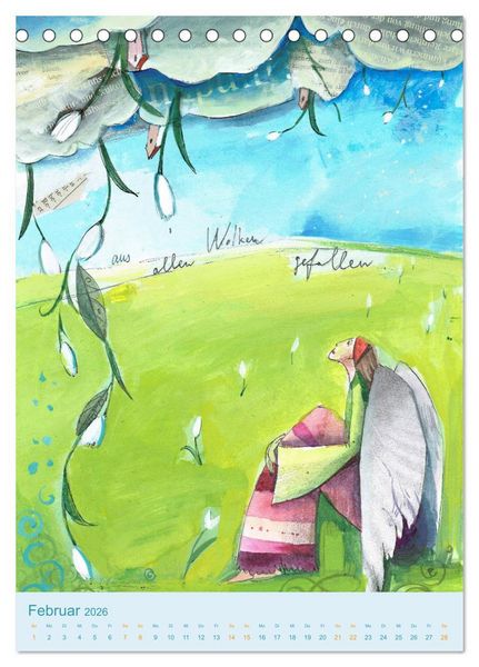 Produktbild: Im Elfenreich- Zauber und Magie der Elfen in sch&ouml;nen Aquarellen (Tischkalender 2026 DIN A5 hoch), CALVENDO Monatskalender