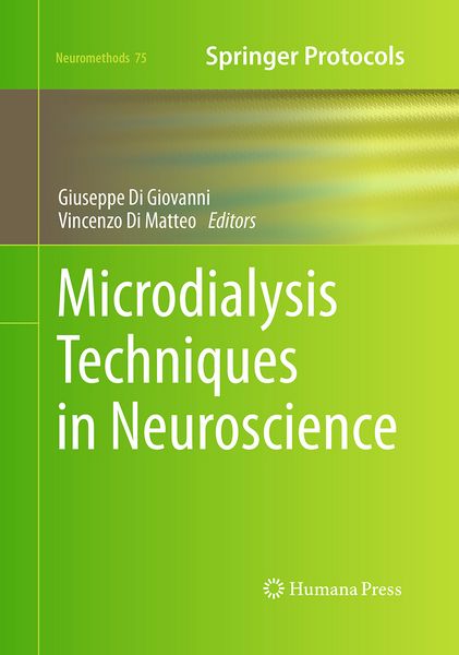 Produktbild: Microdialysis Techniques in Neuroscience