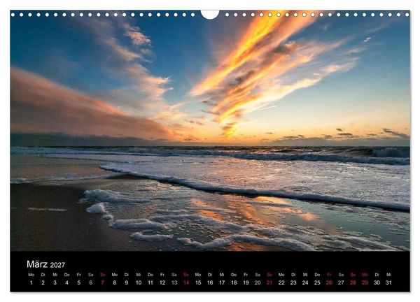 Produktbild: Faszination Meer und Wolken (Wandkalender 2027 DIN A3 quer), CALVENDO Monatskalender