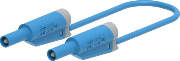 Produktbild: Electro PJP 2712-IEC-CD1-100BL Messleitung Bananenstecker 100cm Blau 1St.