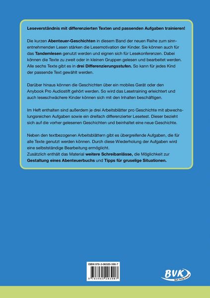 Produktbild: Fit im Leseverstehen &ndash; Abenteuer