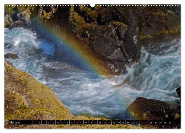 Produktbild: Wasserf&auml;lle Islands (Wandkalender 2026 DIN A2 quer), CALVENDO Monatskalender