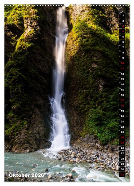 Produktbild: Wasserf&auml;lle. Beindruckende Schauspiele der Natur (Wandkalender 2026 DIN A2 hoch), CALVENDO Monatskalender