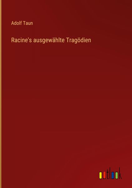 Produktbild: Racine's ausgew&auml;hlte Trag&ouml;dien