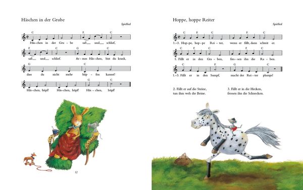 Produktbild: Die sch&ouml;nsten Lieder f&uuml;r Gro&szlig; und Klein