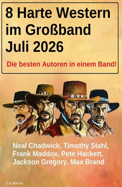 Produktbild: 8 Harte Western im Gro&szlig;band Juli 2026