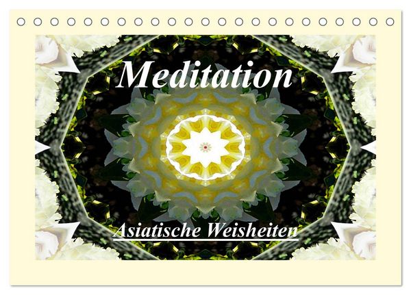 Produktbild: Meditation - Asiatische Weisheiten (Tischkalender 2026 DIN A5 quer), CALVENDO Monatskalender