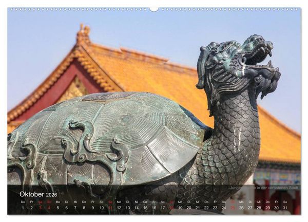 Produktbild: Erlebe China (Wandkalender 2026 DIN A2 quer), CALVENDO Monatskalender