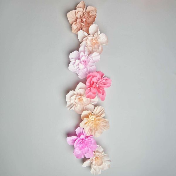Produktbild: Krepppapier Bl&uuml;ten Set, Primrose Hill, M,, 8 Stk (8