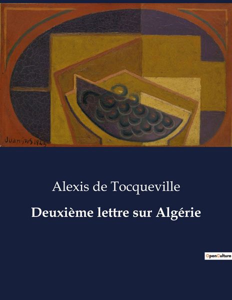 Produktbild: Deuxi&egrave;me lettre sur Alg&eacute;rie