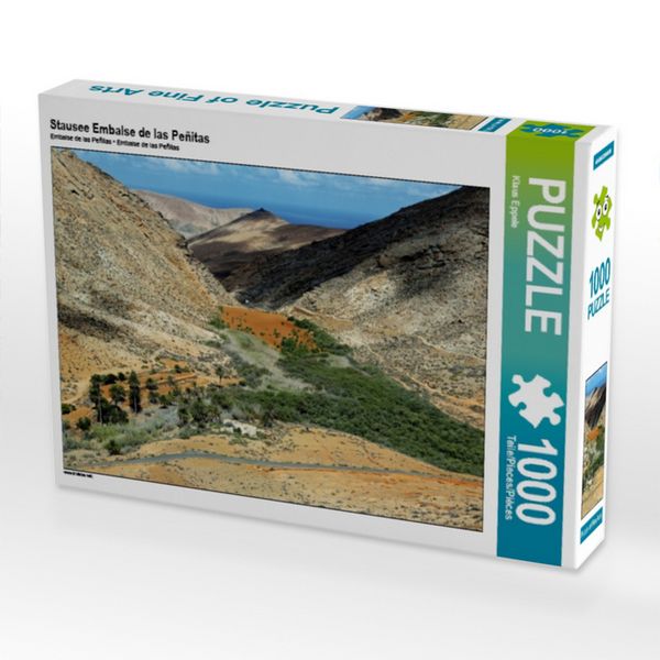 CALVENDO Puzzle Stausee Embalse de las Peñitas | 1000 Teile Lege-Größe 64x48cm Foto-Puzzle für glückliche Stunden