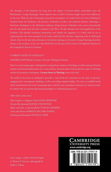 Produktbild: The Eucharist and Ecumenism