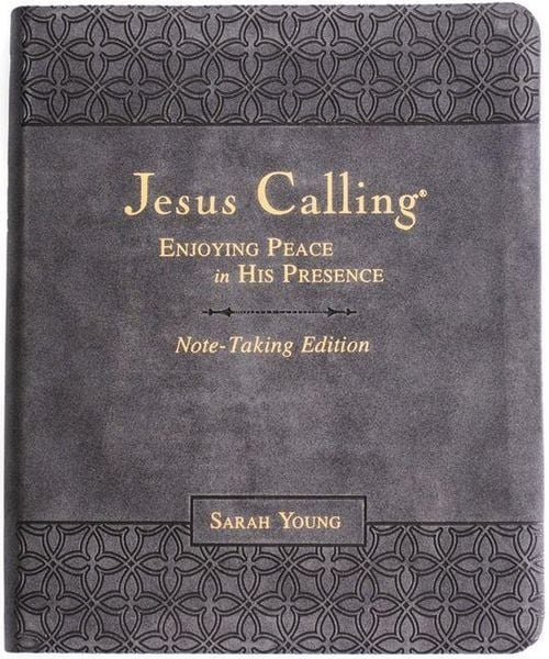 Produktbild: Jesus Calling Note-Taking Edition, Leathersoft, Black, with Full Scriptures