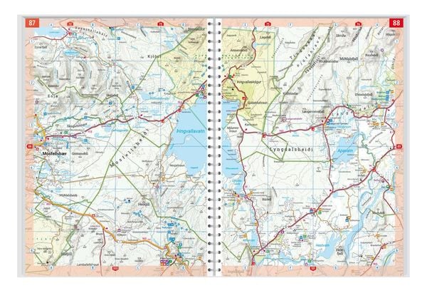 Produktbild: Freytag & berndt Autoatlas Island Reiseatlas mit Spiralbindung 1:150.000