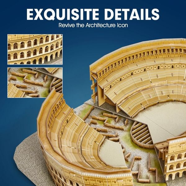 Produktbild: CUBICFUN - 3D Puzzle Kolosseum 131 Teile