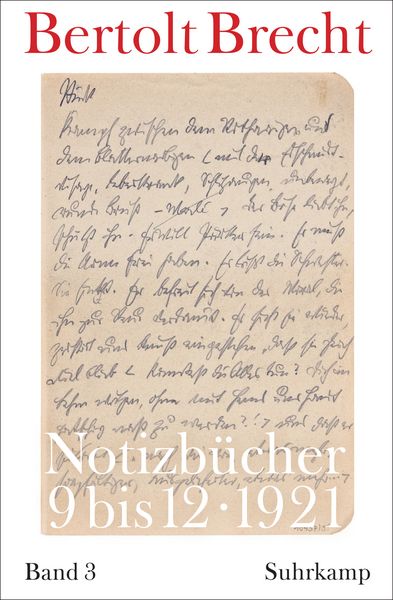 Notizbücher, Taschenbuch von Bertolt Brecht, Suhrkamp, 9783518425961