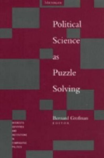 Produktbild: Political Science as Puzzle Solving