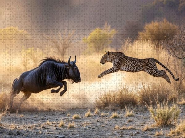 Produktbild: CALVENDO Puzzle Ein Verteidigungskampf | 1000 Teile Lege-Gr&ouml;&szlig;e 64x48cm Foto-Puzzle f&uuml;r gl&uuml;ckliche Stunden