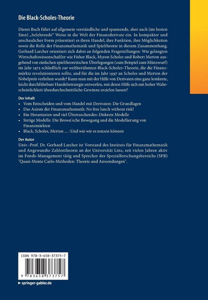 Produktbild: Die Black-Scholes-Theorie