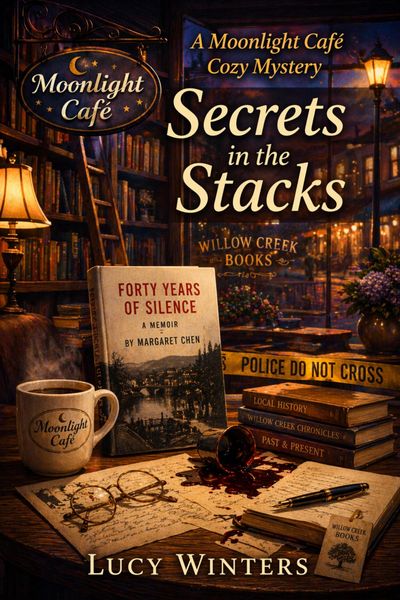 Produktbild: Secrets in the Stacks (The Moonlight Caf&eacute; Mysteries, #6)