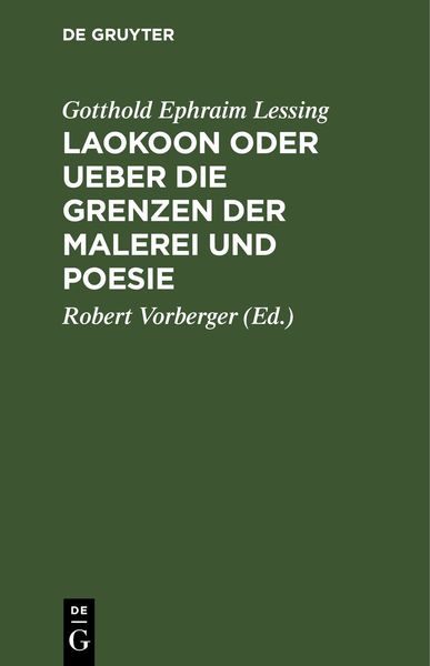 Produktbild: Laokoon oder Ueber die Grenzen der Malerei und Poesie