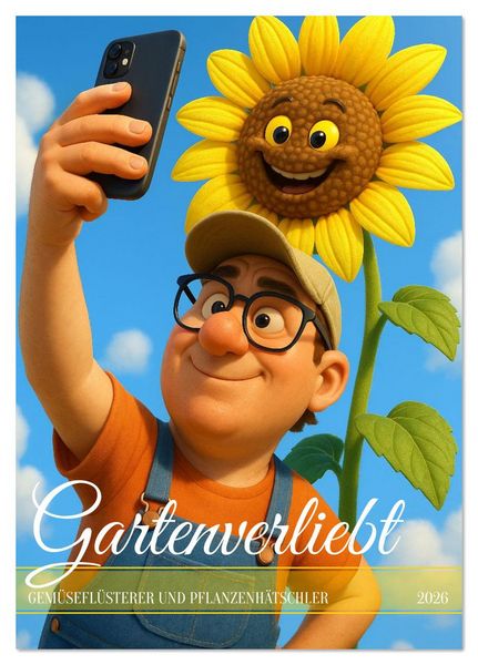 Gartenverliebt (Tischkalender 2026 DIN A5 hoch), CALVENDO Monatskalender