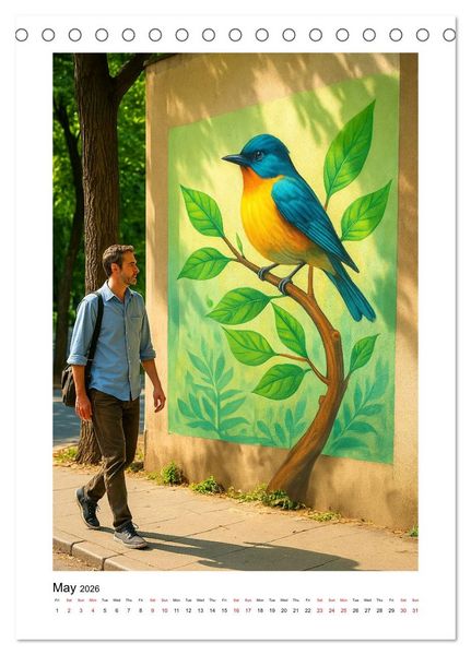Produktbild: Facades tell Stories (Desk Calendar 2026 DIN A5 portrait), CALVENDO 12 Month DeskCalendar
