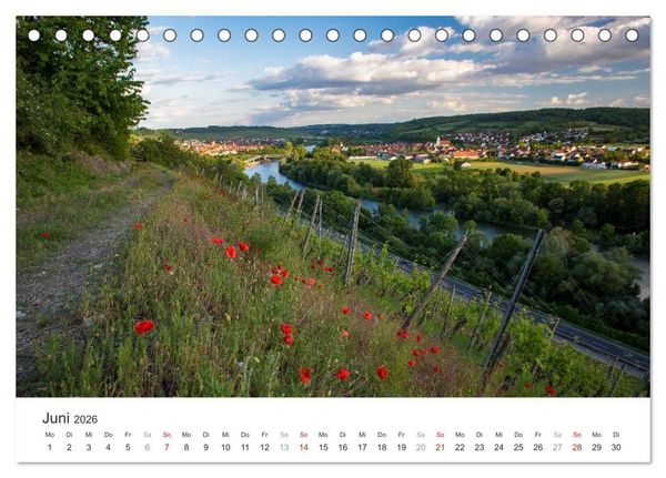 Produktbild: Malerisches Mainfranken (Tischkalender 2026 DIN A5 quer), CALVENDO Monatskalender