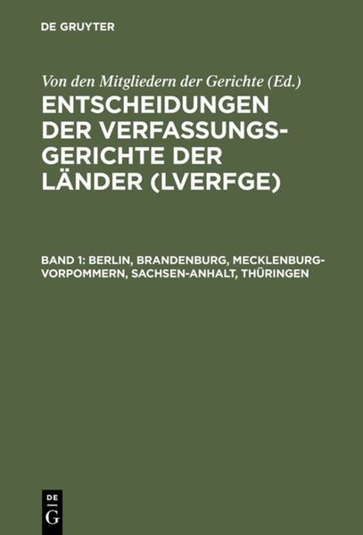 Produktbild: Berlin, Brandenburg, Mecklenburg-Vorpommern, Sachsen-Anhalt, Th&uuml;ringen
