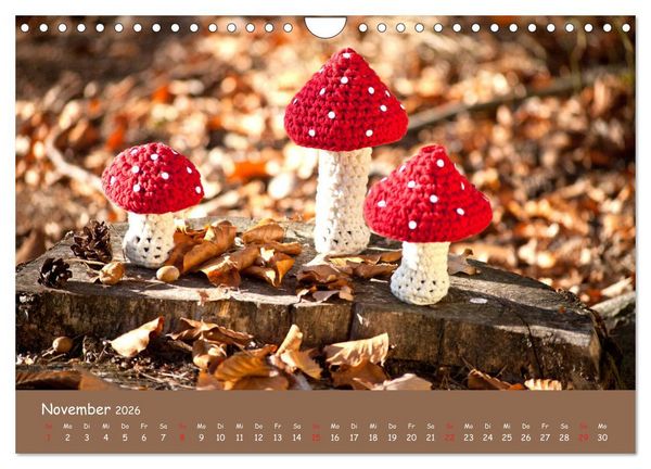 Produktbild: Aus Liebe zum H&auml;keln (Wandkalender 2026 DIN A4 quer), CALVENDO Monatskalender