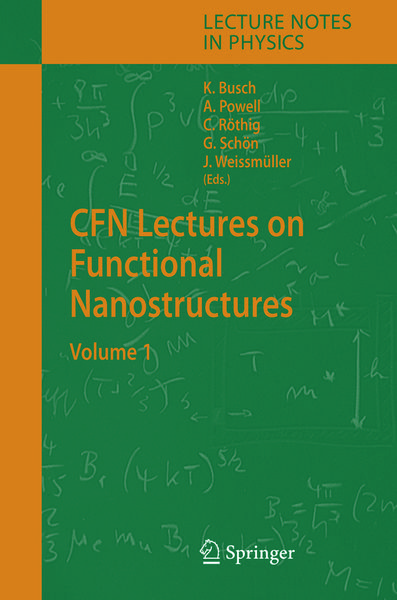 Produktbild: CFN Lectures on Functional Nanostructures