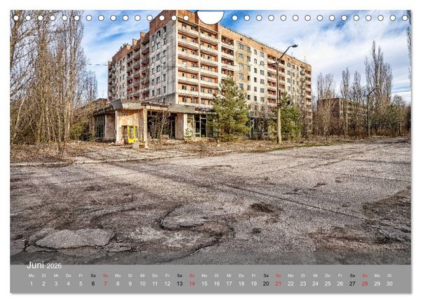 Produktbild: Tschernobyl - In der Sperrzone (Wandkalender 2026 DIN A4 quer), CALVENDO Monatskalender