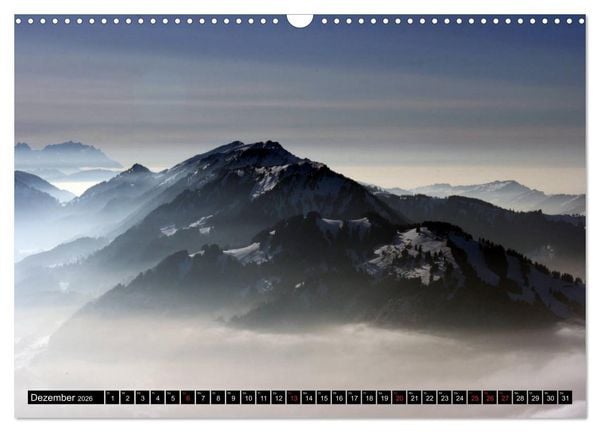 Produktbild: Allg&auml;uer Bergblicke - Frei f&uuml;hlen, frei denken, loslassen... (Wandkalender 2026 DIN A3 quer), CALVENDO Monatskalender