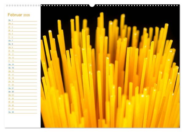 Produktbild: Pasta (Wandkalender 2026 DIN A2 quer), CALVENDO Monatskalender