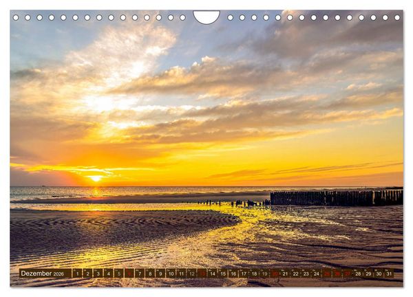 Produktbild: Magisches Sylt. Bezaubernde Landschaft (Wandkalender 2026 DIN A4 quer), CALVENDO Monatskalender