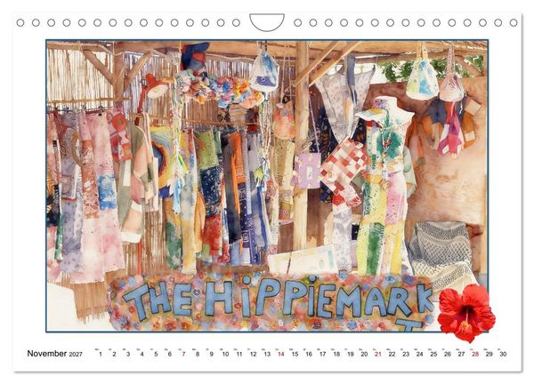 Produktbild: Karibisches Flair auf Formentera (Wandkalender 2027 DIN A4 quer), CALVENDO Monatskalender