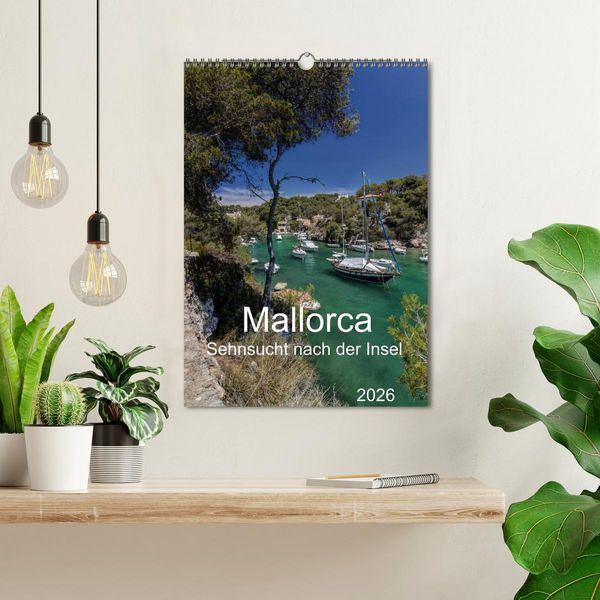 Produktbild: Mallorca - Sehnsucht nach der Insel (Wandkalender 2026 DIN A3 hoch), CALVENDO Monatskalender
