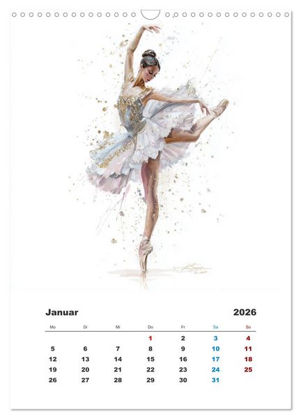 Produktbild: Tanz aus der Stille (Wandkalender 2026 DIN A3 hoch), CALVENDO Monatskalender