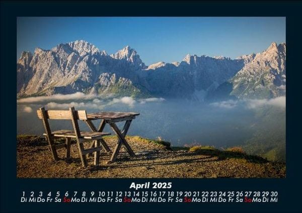 Produktbild: Berge 2025 Fotokalender DIN A5