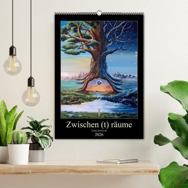 Produktbild: Zwischen (t) r&auml;ume (Wandkalender 2026 DIN A2 hoch), CALVENDO Monatskalender