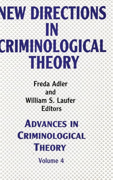Produktbild: New Directions in Criminological Theory