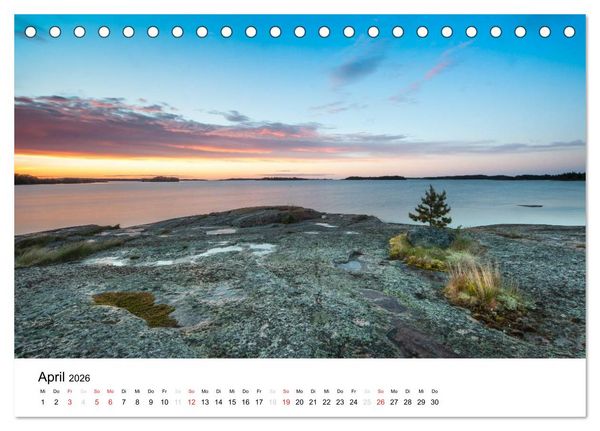 Produktbild: Finnland: Land der 1000 Seen (Tischkalender 2026 DIN A5 quer), CALVENDO Monatskalender