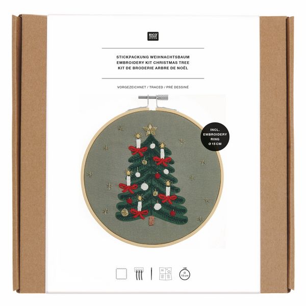 Produktbild: Stickpackung Vorgezeichnet, Weihnachtsbaum