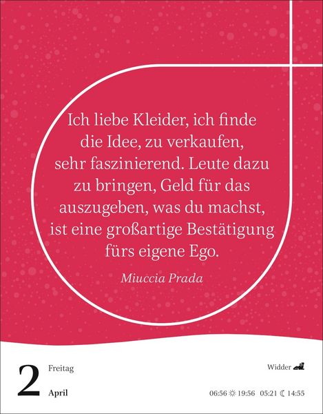 Produktbild: Starke Worte von starken Frauen Tagesabrei&szlig;kalender 2027