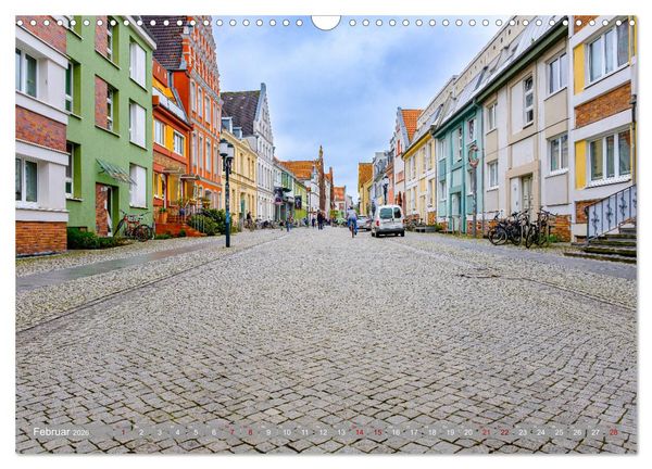 Produktbild: Ein Blick auf die Hansestadt Greifswald (Wandkalender 2026 DIN A3 quer), CALVENDO Monatskalender